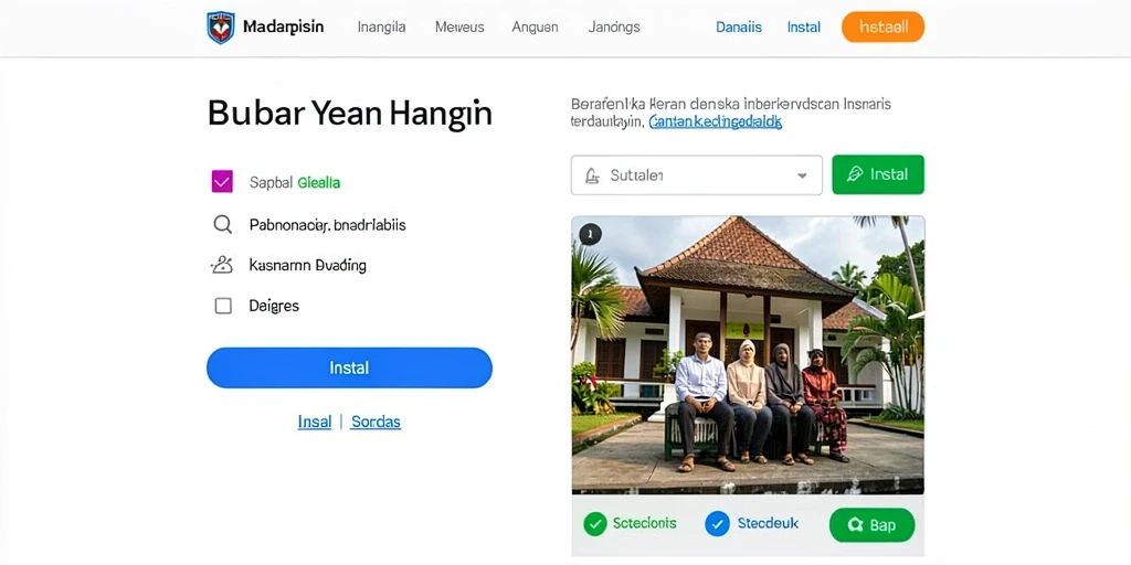 Tampilan awal game yang menarik dan interaktif.