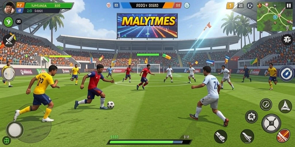 Menampilkan gameplay yang seru dan menantang.