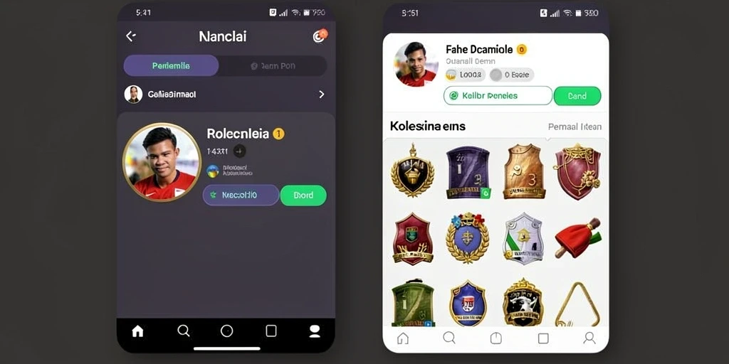 Antarmuka utama yang intuitif dan menarik.