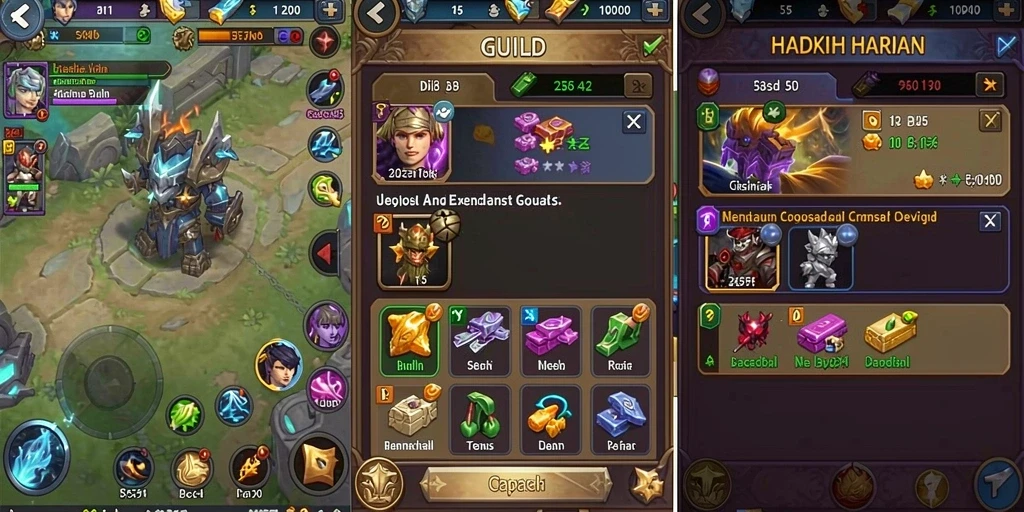 Screenshot menampilkan pilihan permainan slot yang beragam.