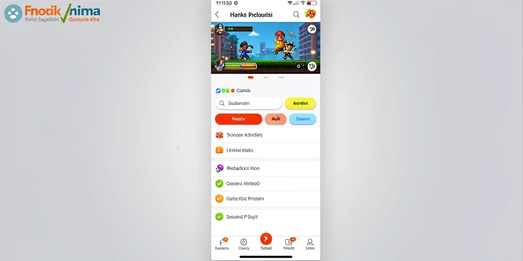 Screenshot aplikasi CERITOTO menampilkan karakter utama dalam aksi.