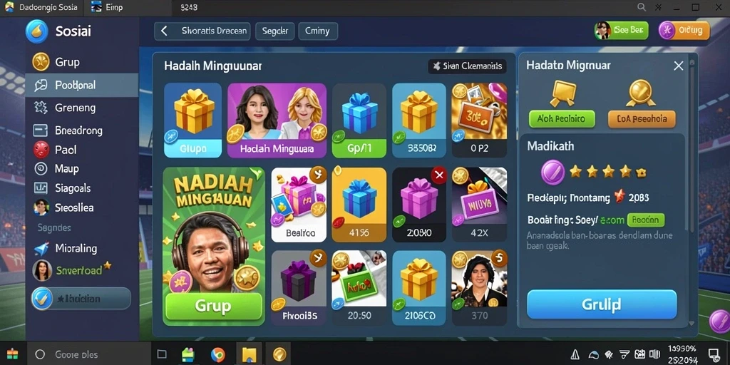 Tampilan antarmuka ESHATOTO yang menarik dan mudah dinavigasi.