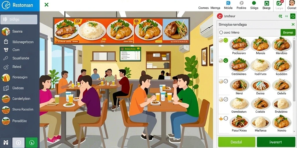 Tampilan antarmuka yang menarik dan modern.