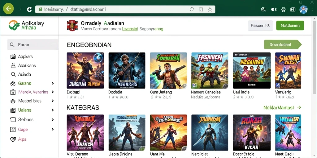 Screenshot menunjukkan tampilan antarmuka yang modern dan intuitif.