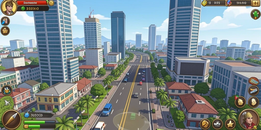 Tampilan awal game yang menarik dan memanjakan mata.
