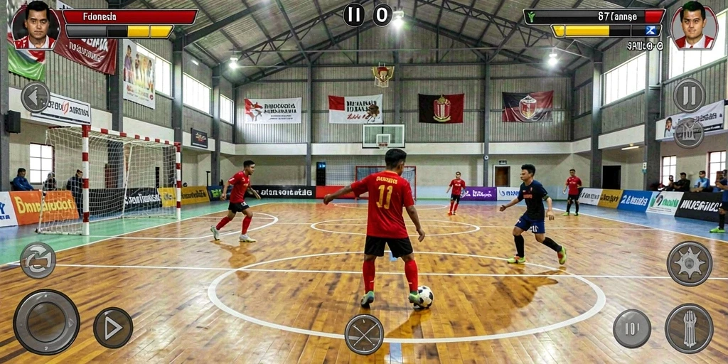 Tampilan grafis menarik yang menggambarkan keindahan Jepang.