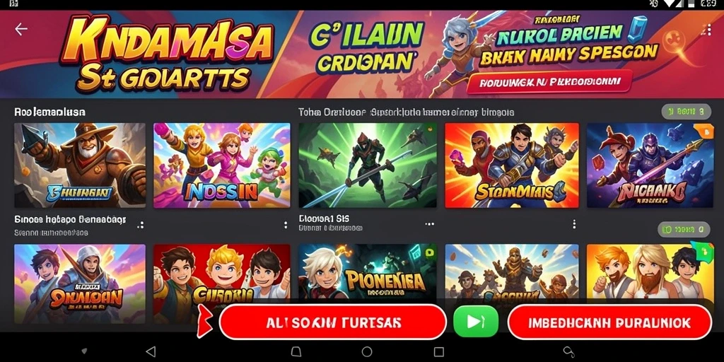 Screenshot menunjukkan gameplay menantang dengan grafis indah.