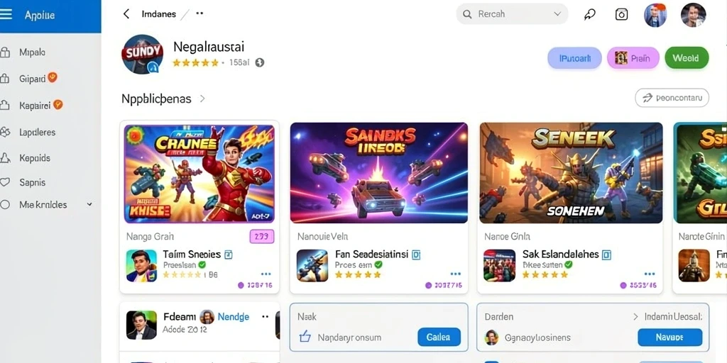 Tampilan awal game yang menarik dan user-friendly.