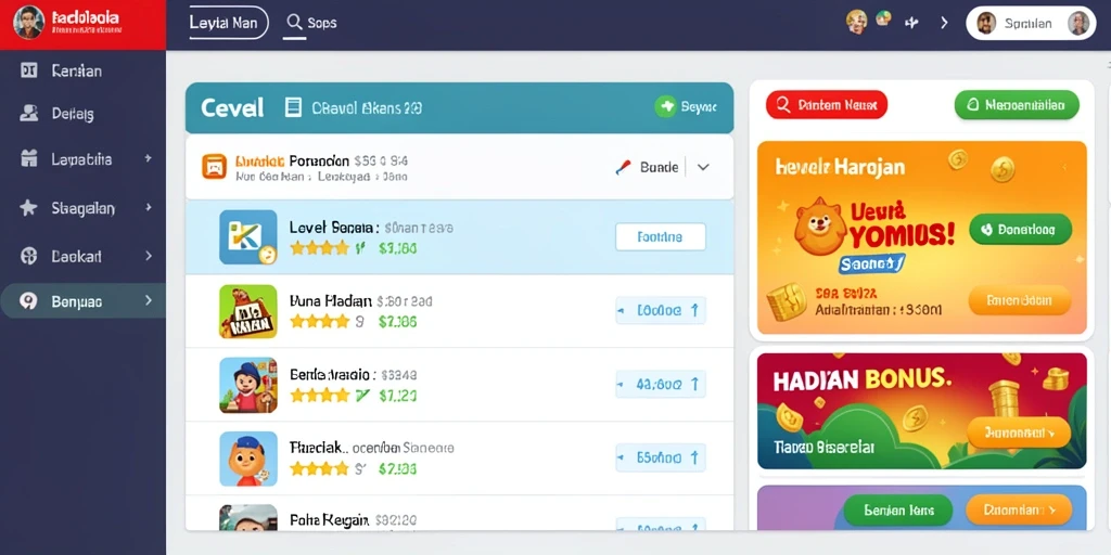 Screenshot menampilkan karakter utama dalam aksi seru.