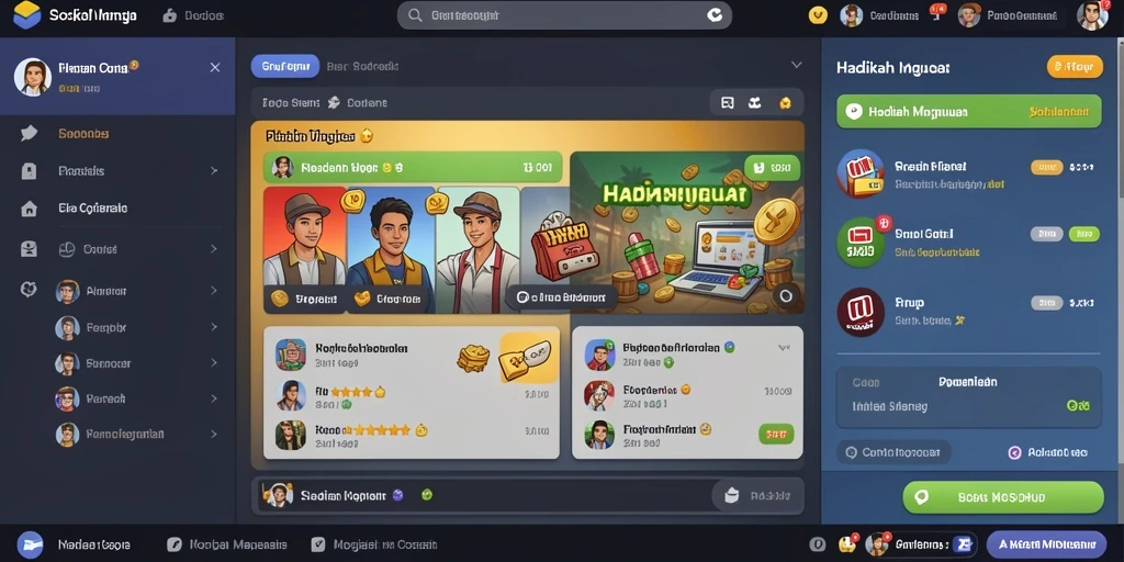 Tampilan karakter utama yang menarik.