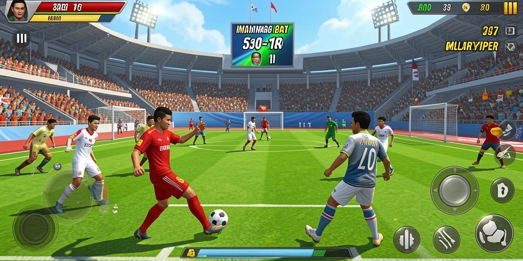 Grafis menarik dalam permainan slot yang menawan.