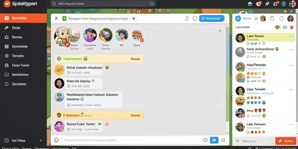 Tampilan antarmuka yang menarik dan user-friendly.