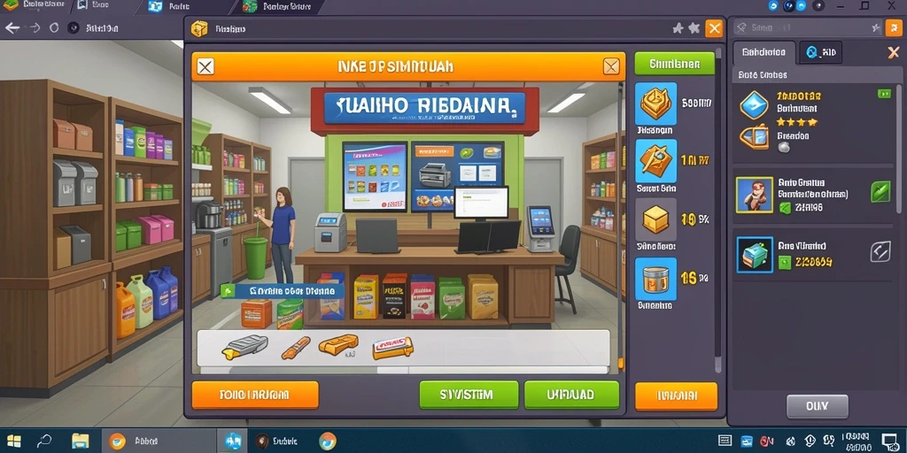 Tampilan awal game yang colorful dan menarik.
